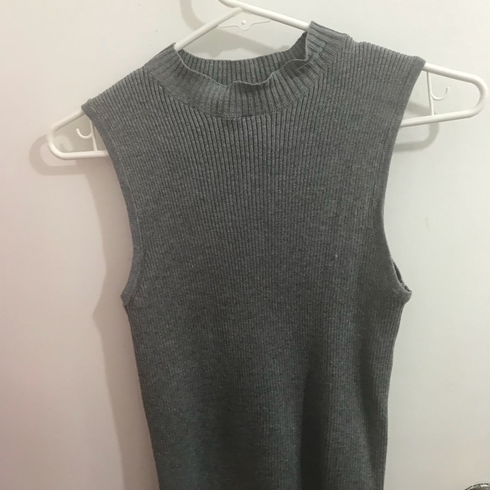 Forever 21 Thin Stretchy Large Turtleneck Tank Top
